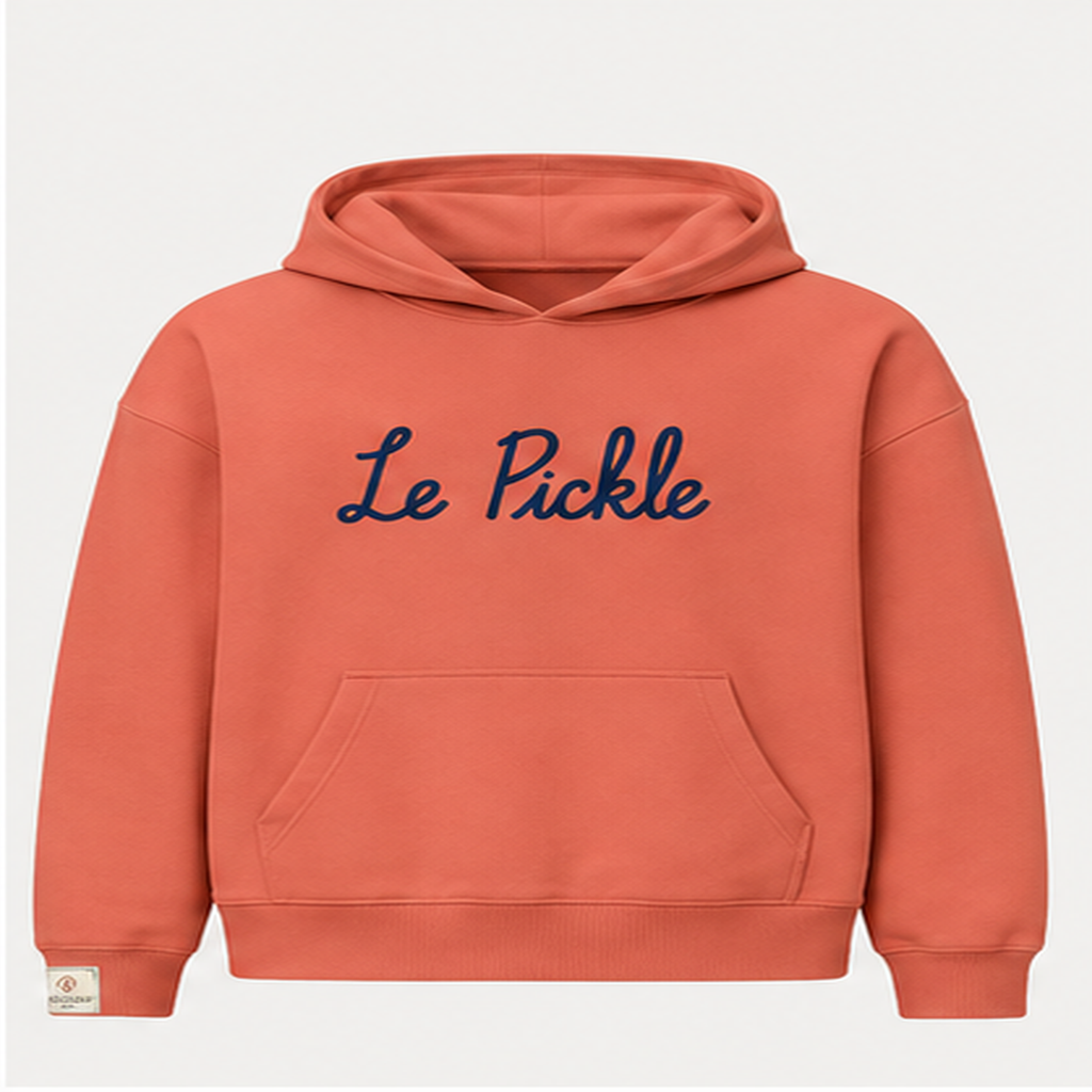 Court Classics Unisex Coral "Le Pickle" Hoodie (350gsm)