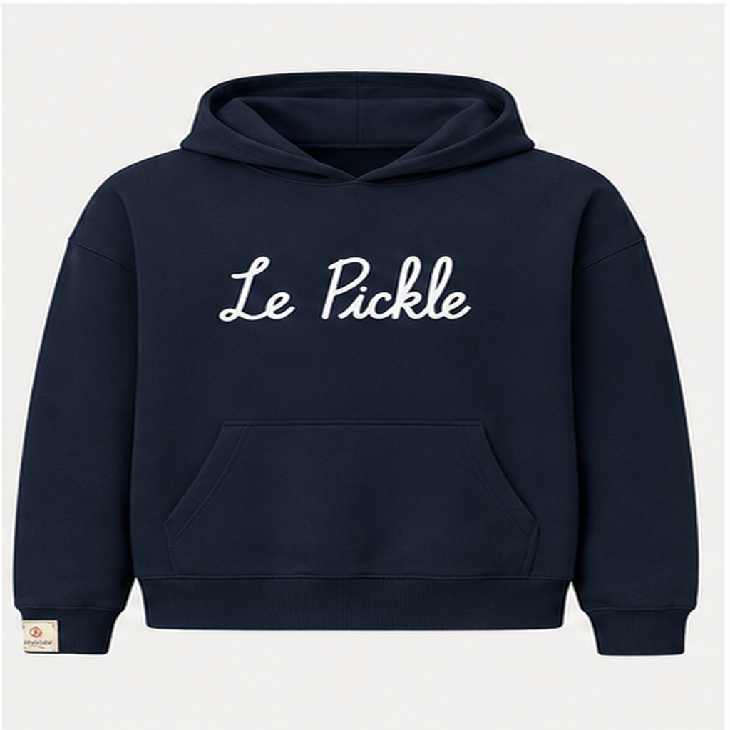 Court Classics Unisex Navy "Le Pickle" Hoodie (350gsm)
