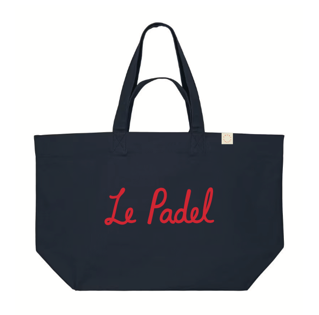 Court Classics Navy "Le Padel" Shopper Tote Bag (400gsm)