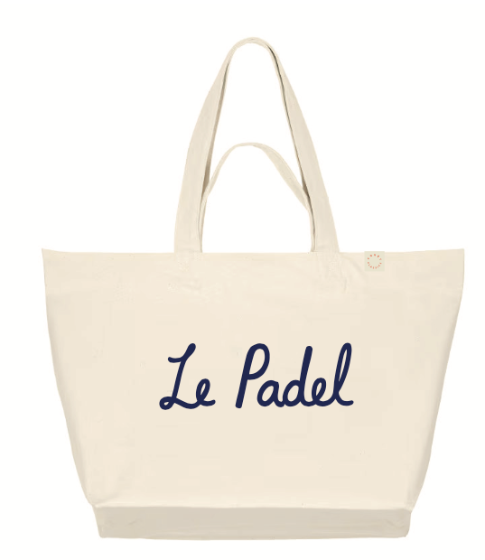 Court Classics Natural "Le Padel" Shopper Tote Bag (400gsm)