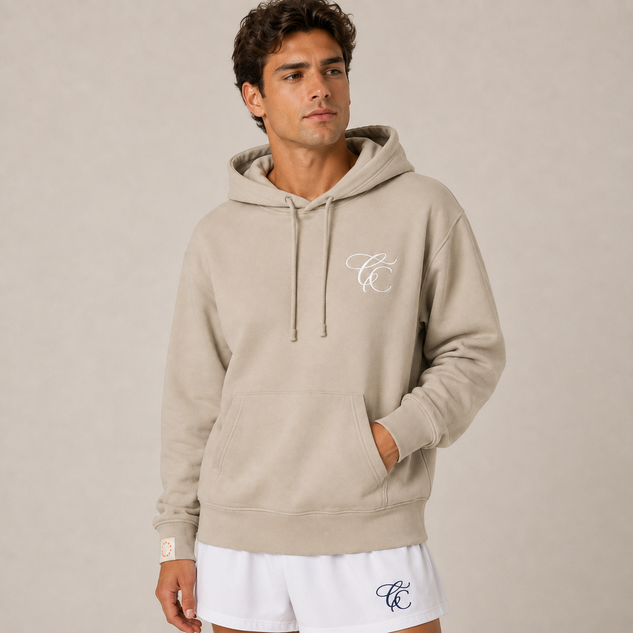Court Classics Unisex Sand Hoodie (350gsm)