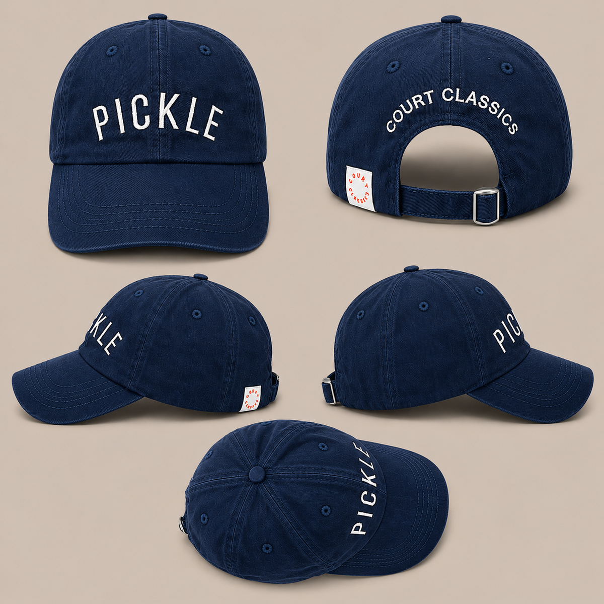 Court Classics Navy Baseball Cap