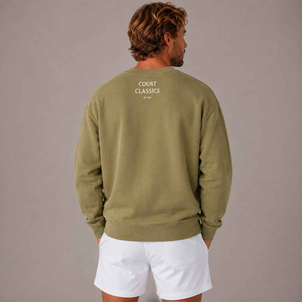 Court Classics Unisex Green Sweatshirt (350gsm)