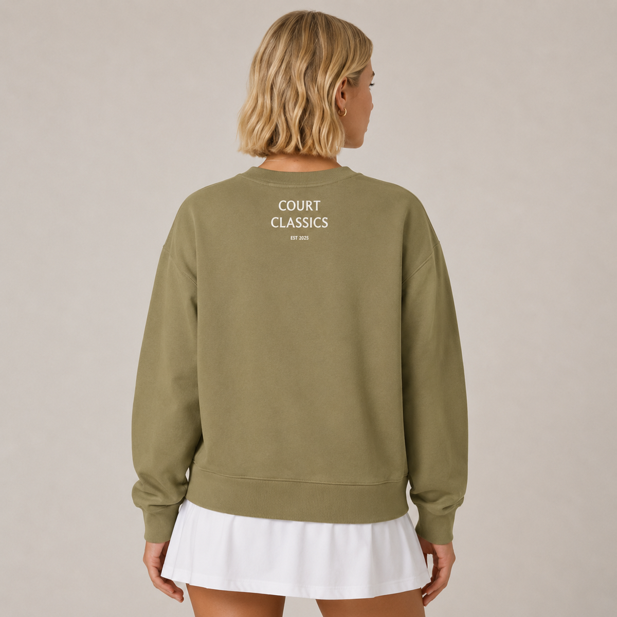 Court Classics Unisex Green Sweatshirt (350gsm)