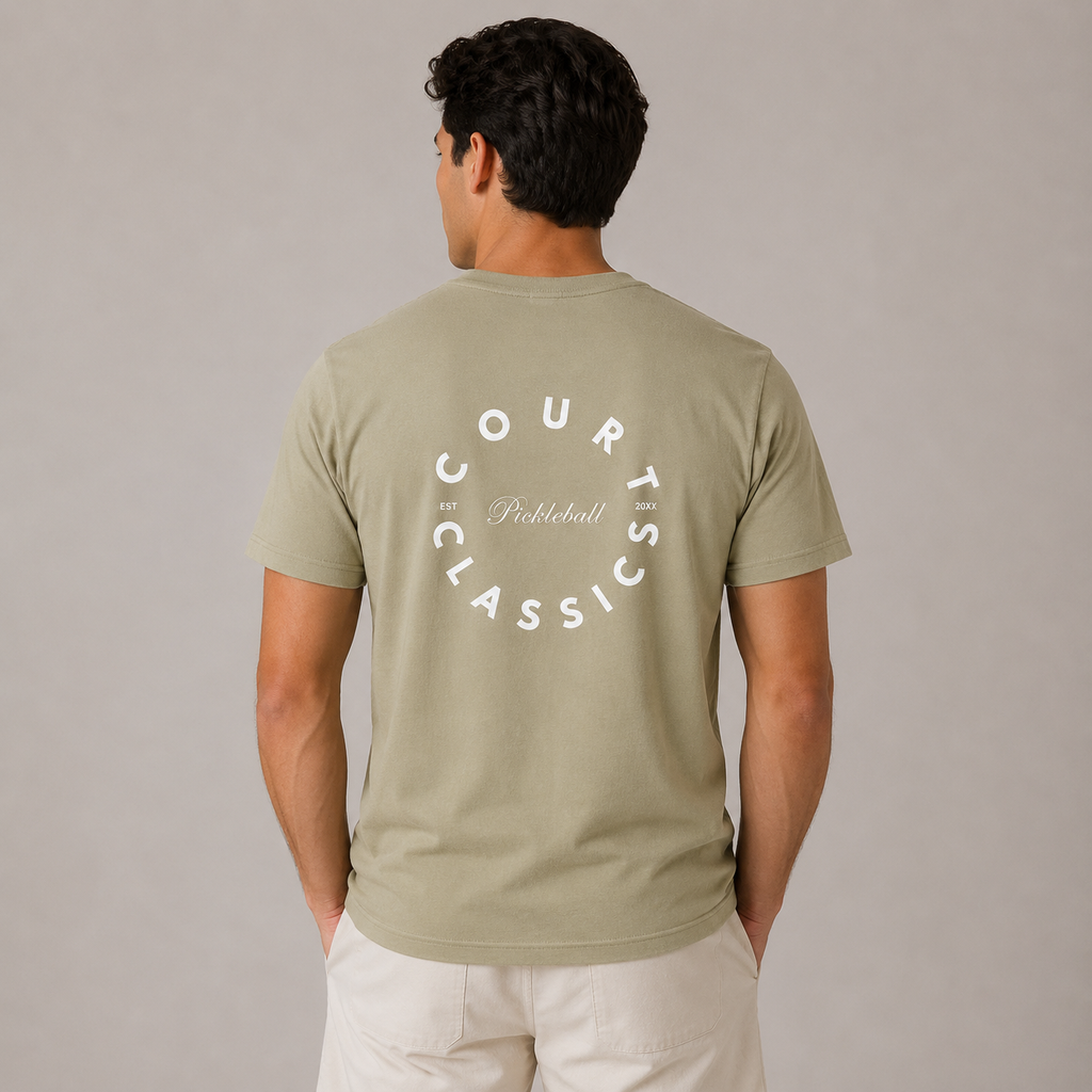 Court Classics Unisex Sage Green T-Shirt