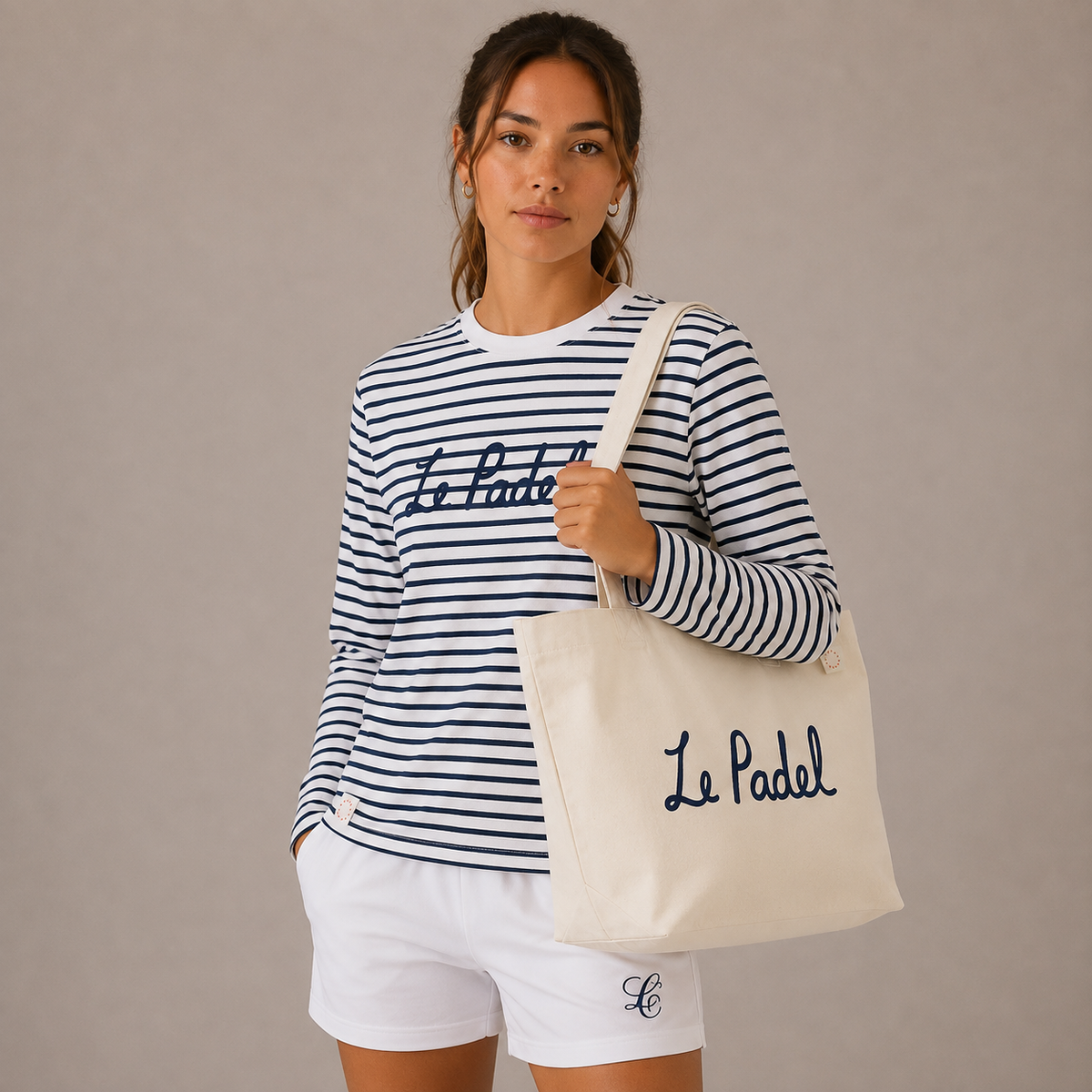 Court Classics Natural "Le Padel" Shopper Tote Bag (400gsm)