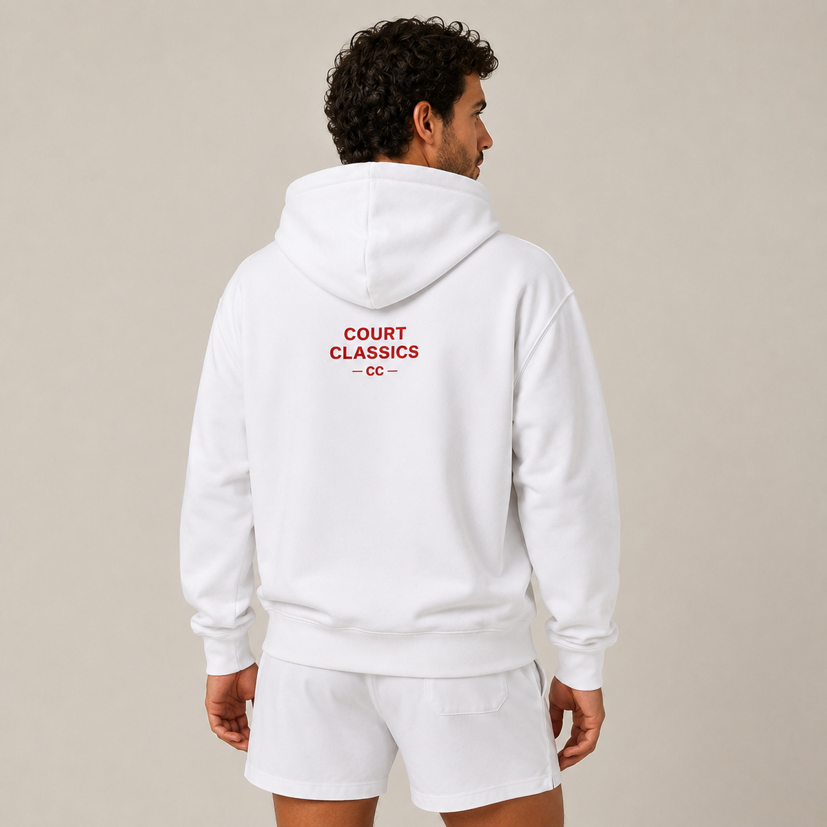 Court Classics Unisex White "Le Pickle" Hoodie (350gsm)