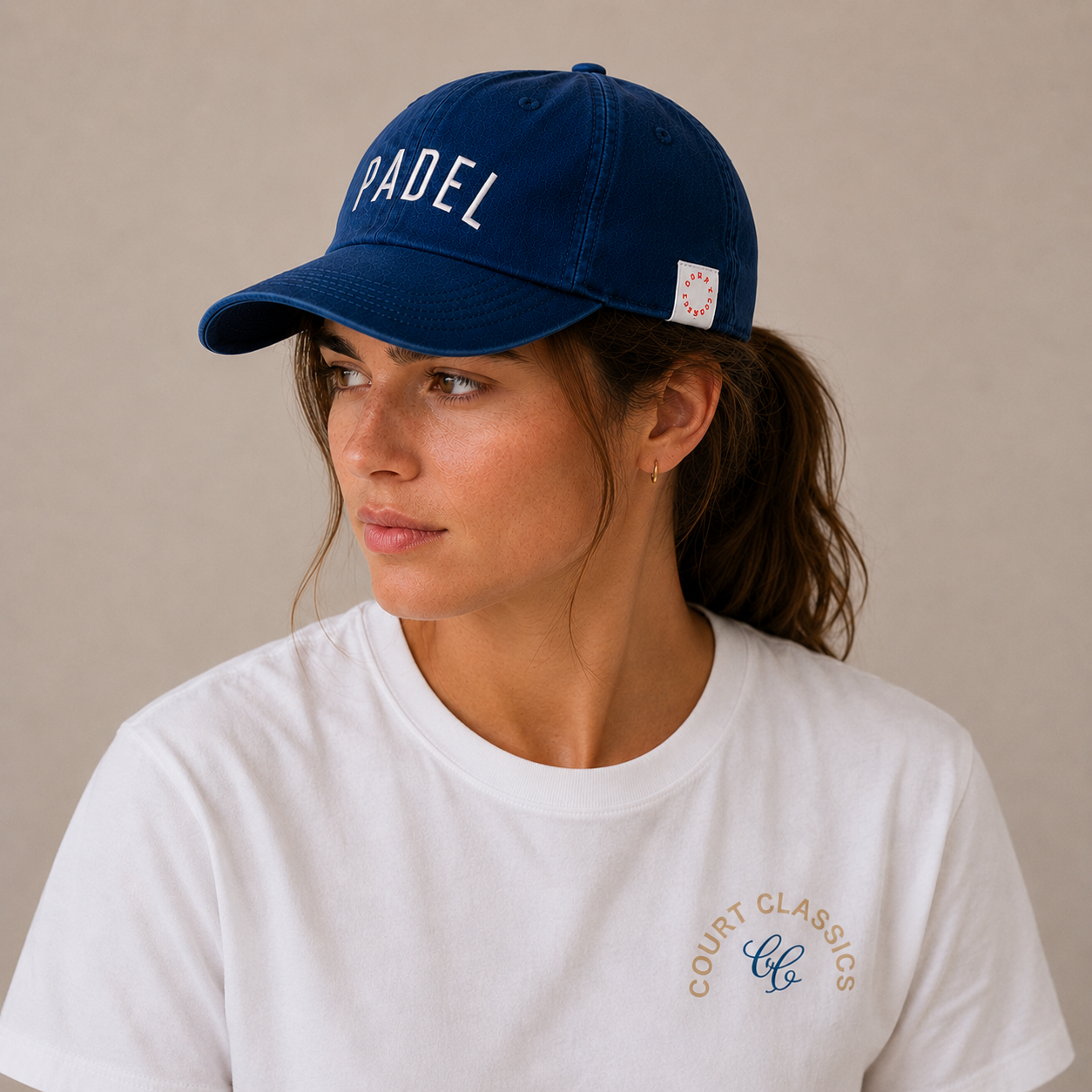 Court Classics Navy Padel Baseball Cap