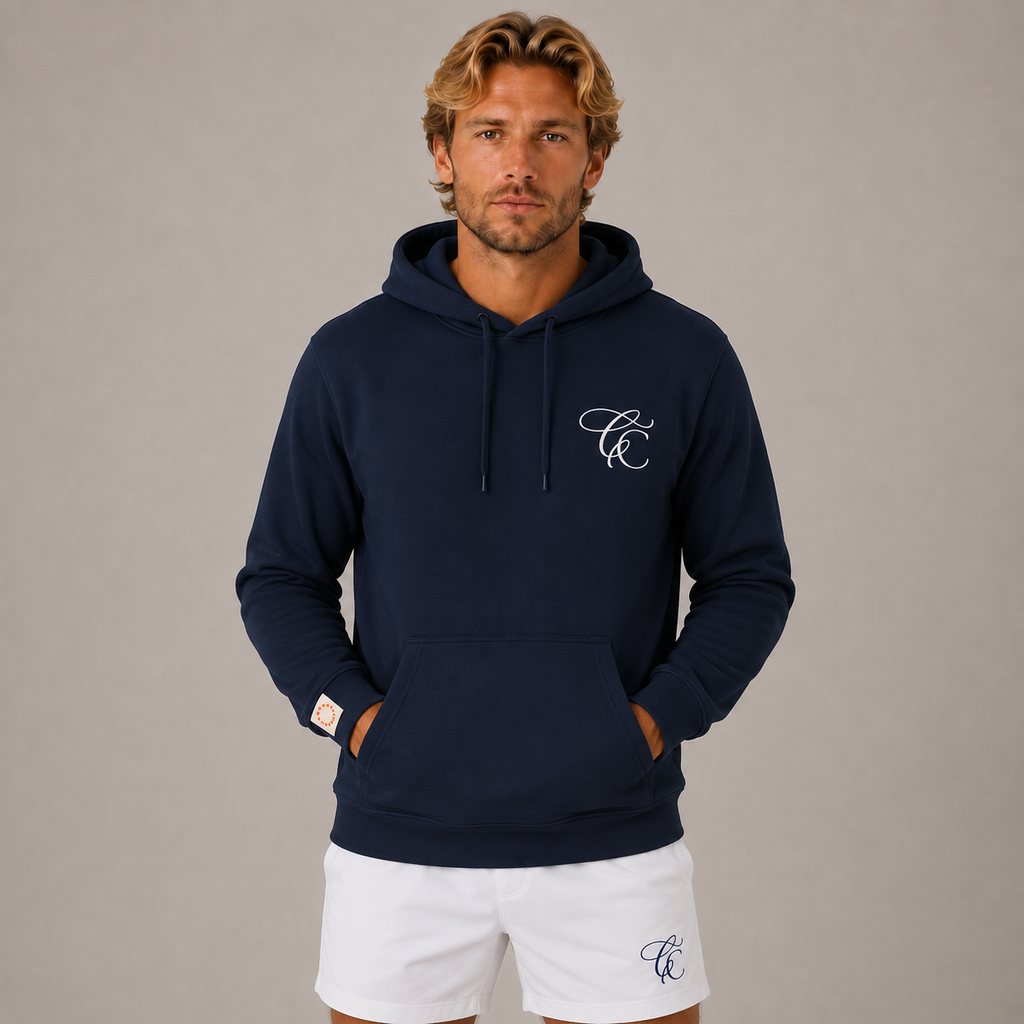 Court Classics Unisex Navy Hoodie (350gsm)