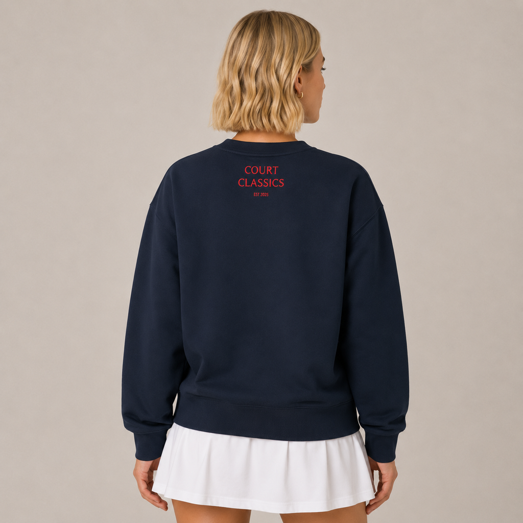 Court Classics Unisex Navy Sweatshirt (350gsm)