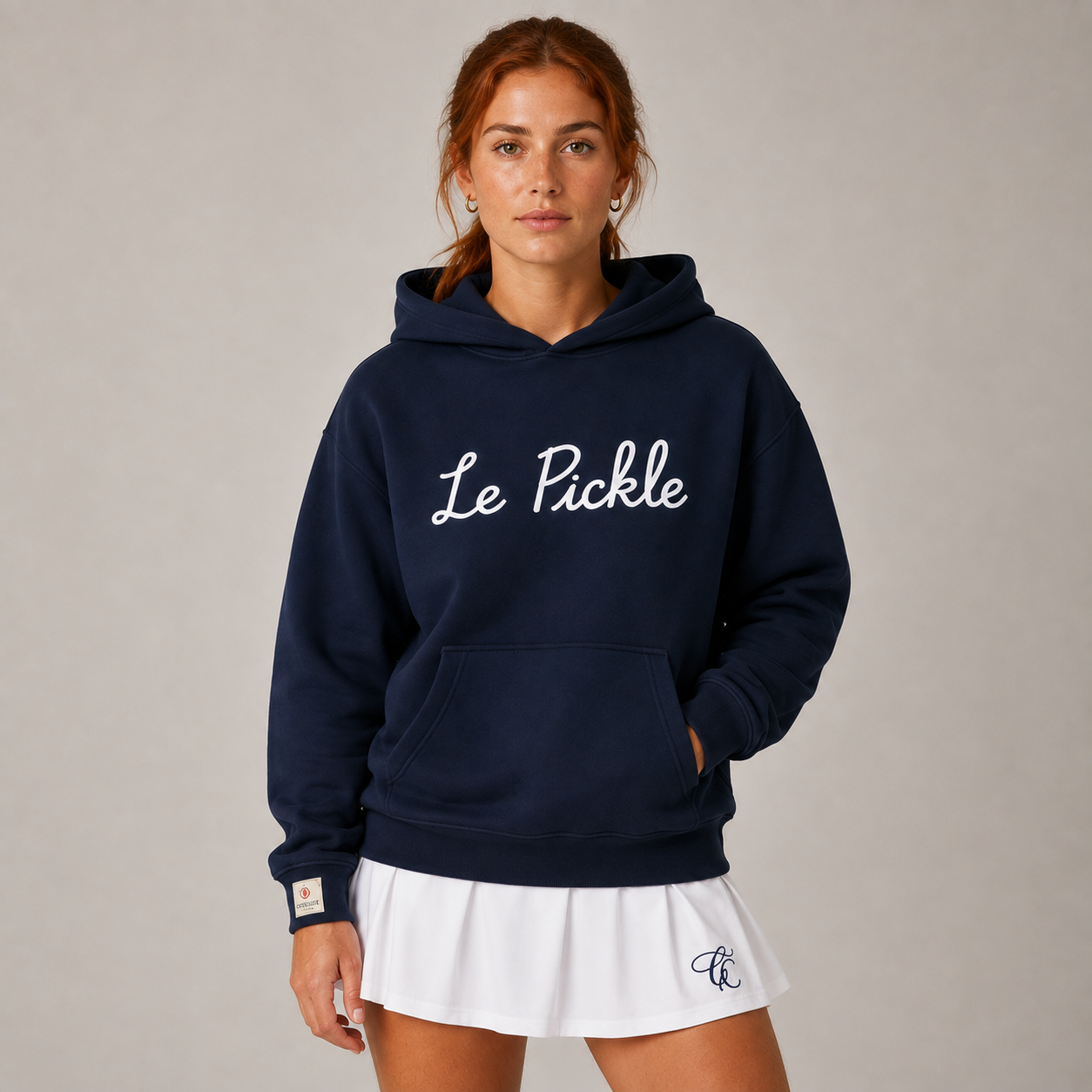 Court Classics Unisex Navy "Le Pickle" Hoodie (350gsm)