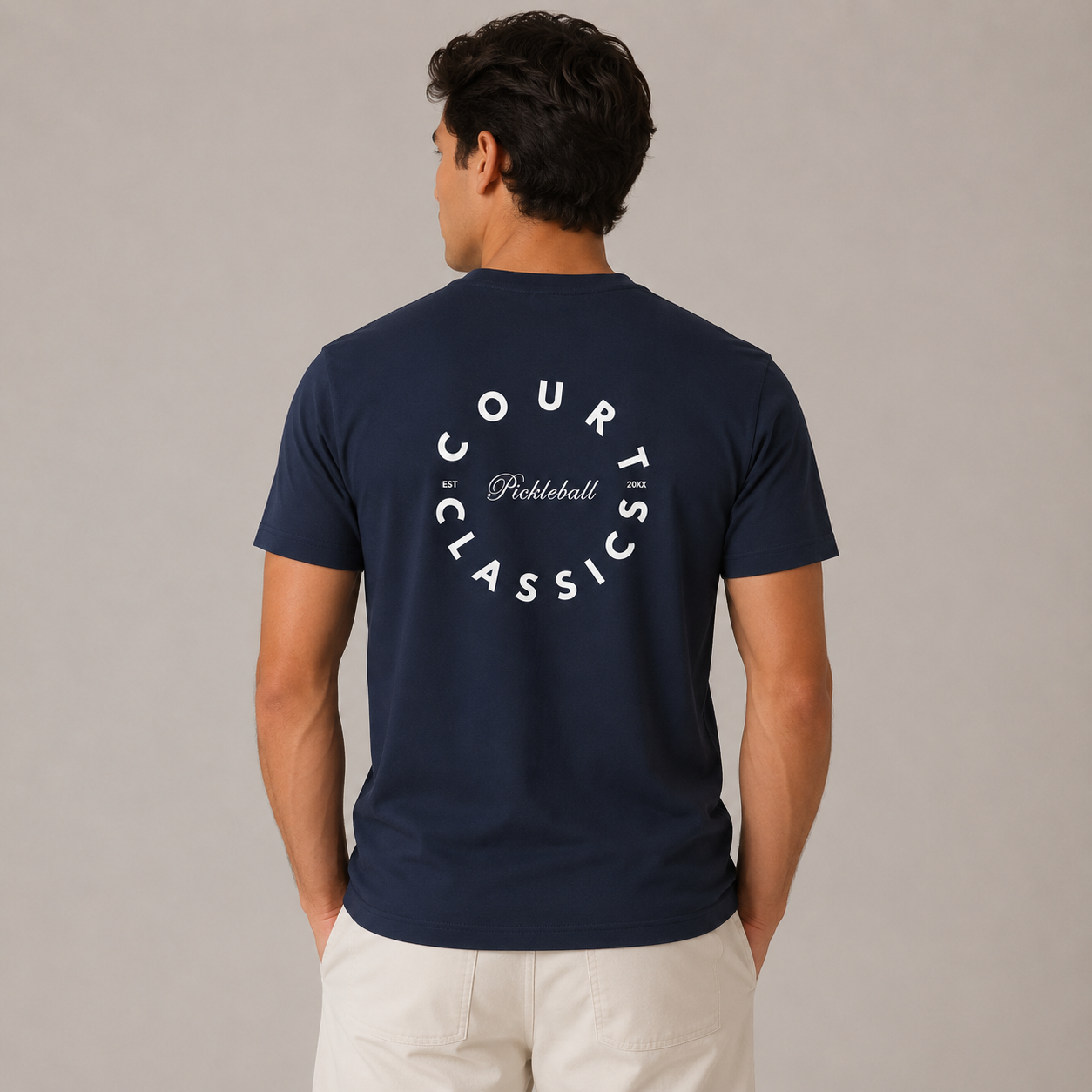 Court Classics Unisex Navy T-Shirt
