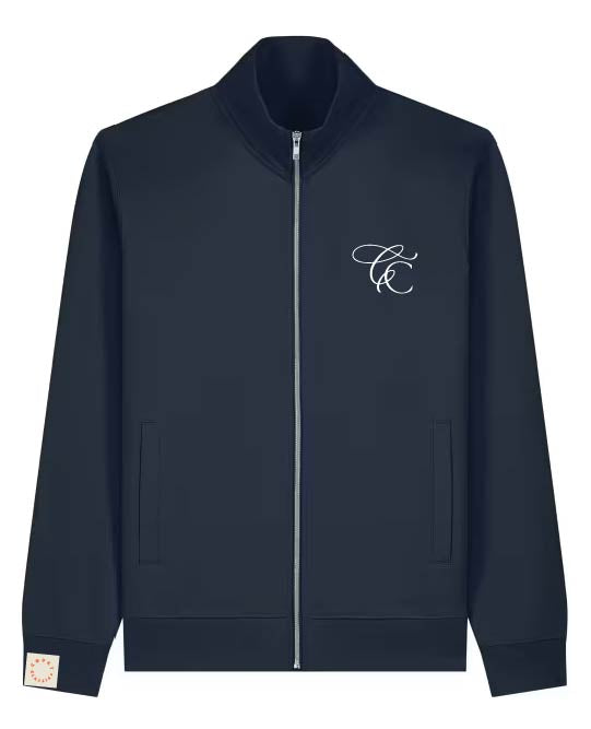 Court Classics Unisex Navy Zipped Hoodie (280gsm)