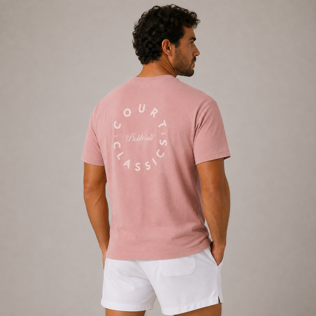 Court Classics Unisex Pink T-Shirt
