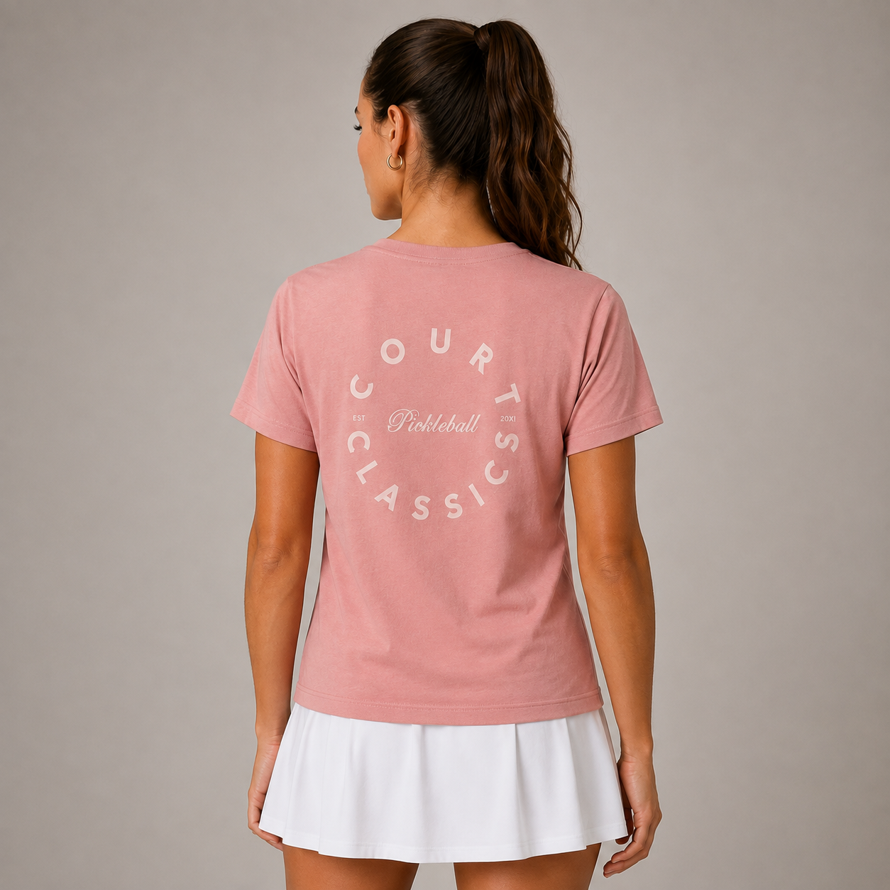 Court Classics Unisex Pink T-Shirt