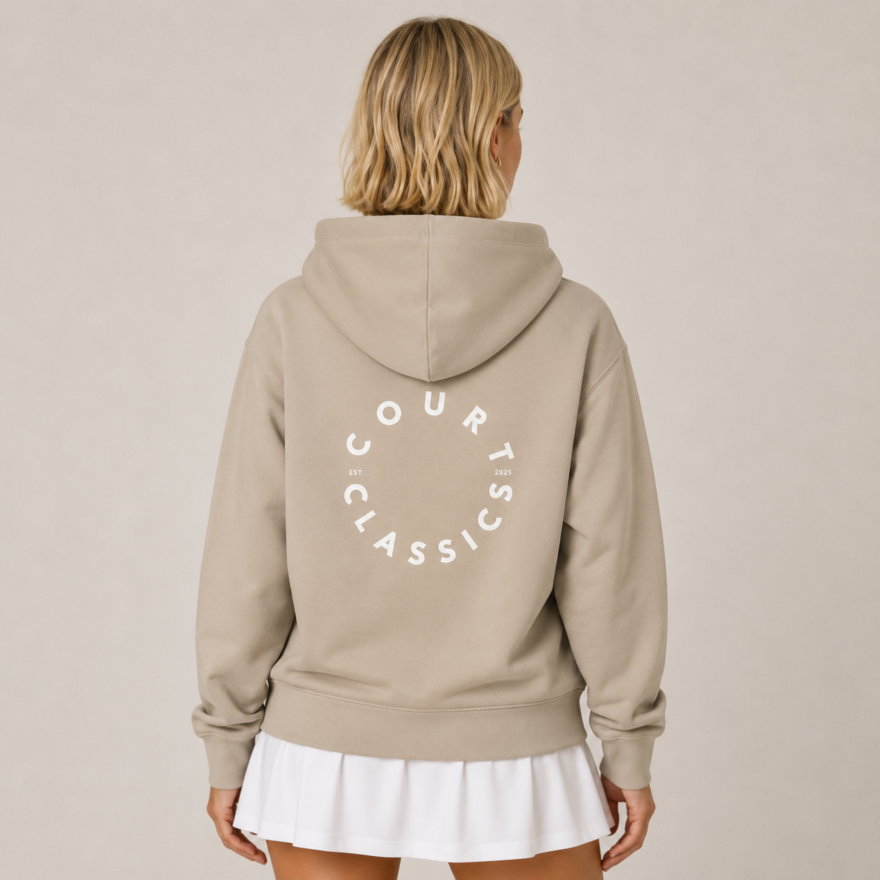 Court Classics Unisex Sand Hoodie (350gsm)