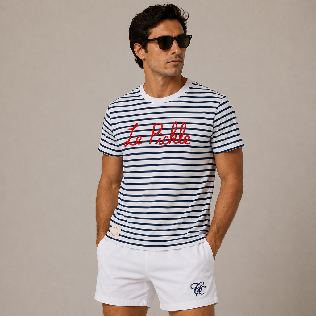 Court Classics Unisex Red Striped T-Shirt