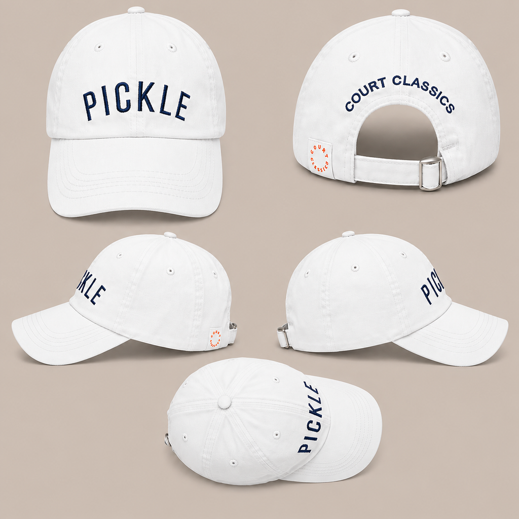 Court Classics White Baseball Cap