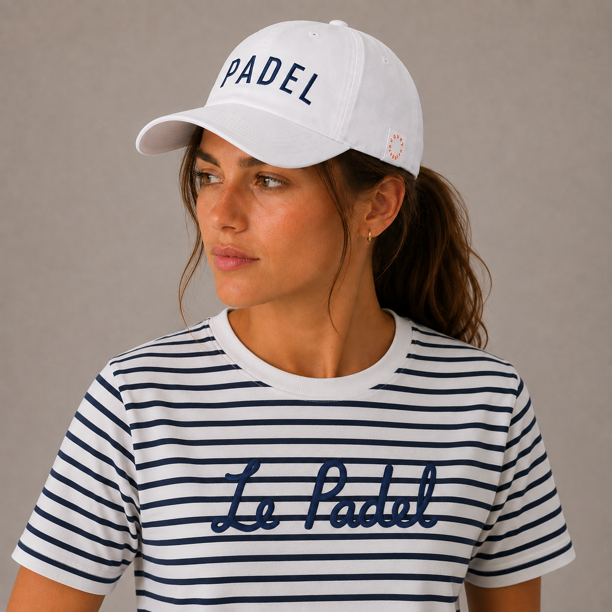 Court Classics White Padel Baseball Cap