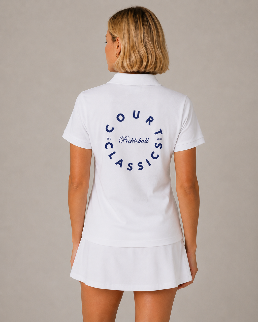 Court Classics Unisex White T-Shirt