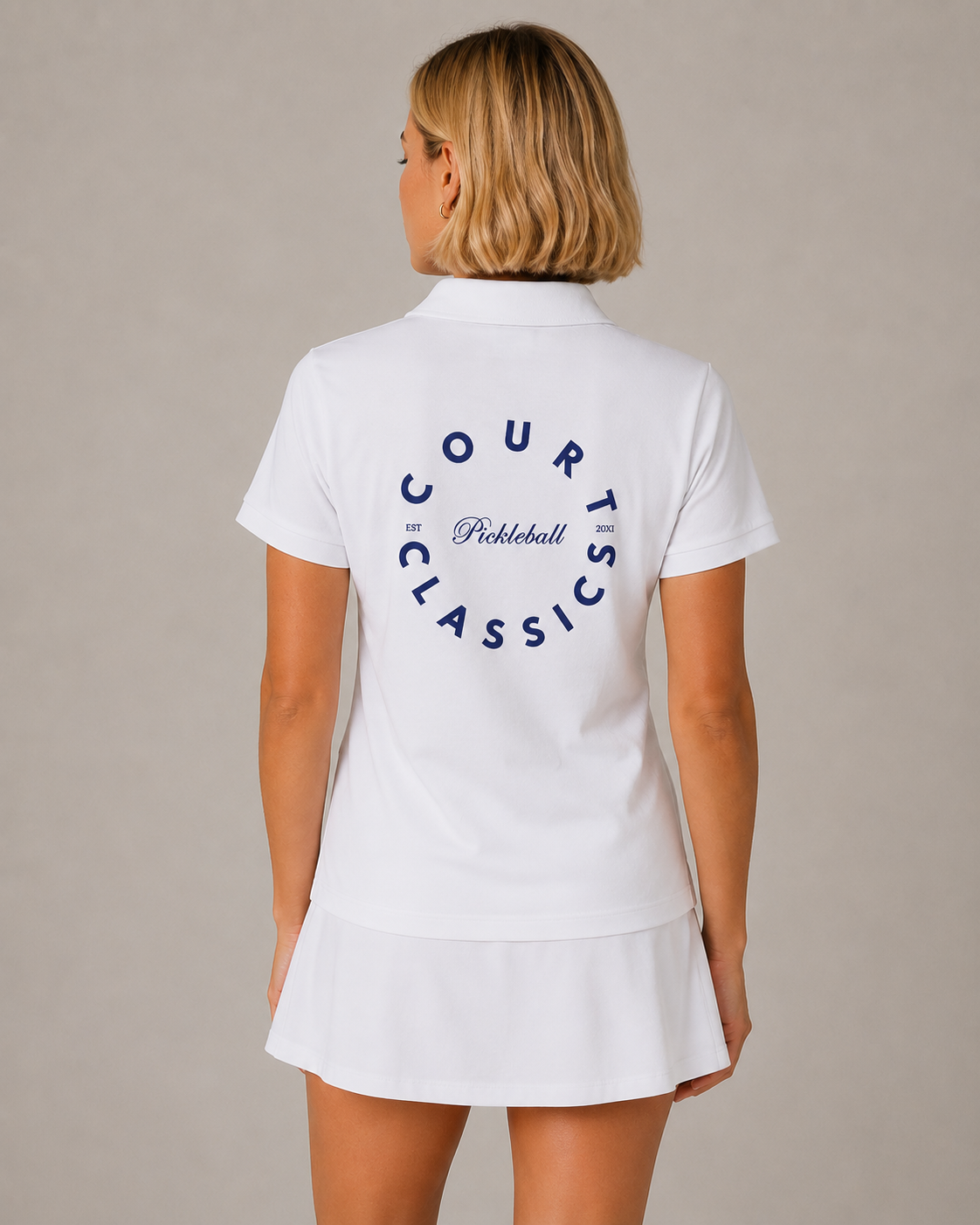 Court Classics Unisex White T-Shirt